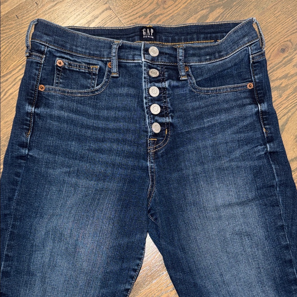 GAP Women's High Rise Indigo Jeans
